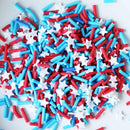 Dress My Crafts Shaker Elements 8gm - American Flag Star Mix*