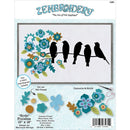 Design Works Felt Collage Applique Kit 10"X16" - Bird Silhouette*