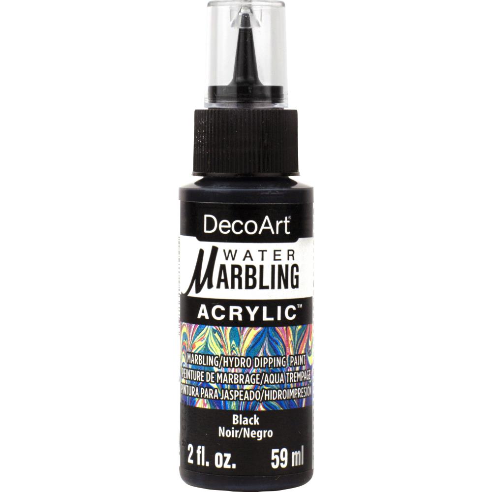 DecoArt Water Marbling Paint 2oz - Black – CraftOnline