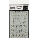 Dyan Reaveley's Dylusions Dyalog Stencil - Stitch It*