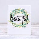 Pinkfresh Studio Clear Stamp Set 4 inchX6 inch - Delicate Wreath*