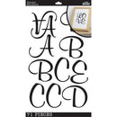Sticko Alphabet Stickers - Black Script Poster