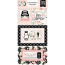 Echo Park Wedding Chipboard 6"x 13" - Frames*