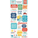 Echo Park Endless Summer Chipboard 6"X13" - Phrases*
