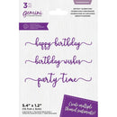 Crafter's Companion Gemini Expressions Dies Birthday Celebrations