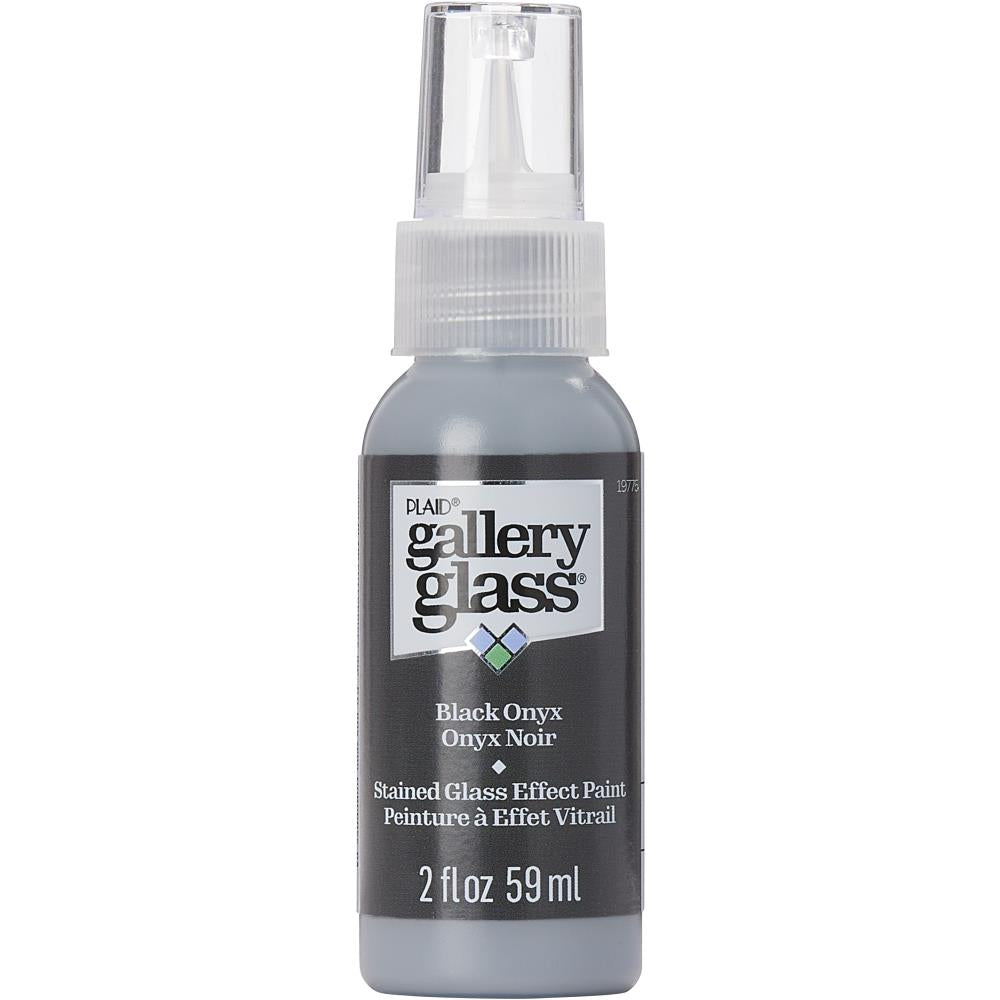 FolkArt Gallery Glass Liquid Lead 2oz Black