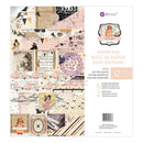Prima Marketing Double-Sided Paper Pad 12"X12" 12 pack Twilight, 6 Foiled Design