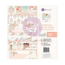 Prima Marketing Double-Sided Paper Pad 8"X8" 30 pack - Peach Tea By Frank Garcia*