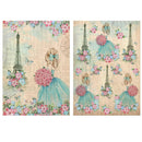 Little Birdie Decoupage Filament Paper A4 2 pack - Paris Memories