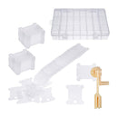 Poppy Crafts Floss Bobbins Plastic Storage Box w/ Bobbins & Winder