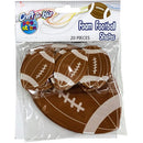 Crafts For Kids - Foam Sports Peel & Stick Shapes 20 pack - Football*