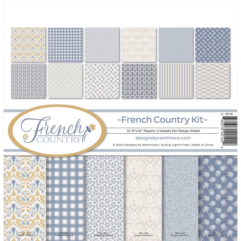 Reminisce Denim Leather and Lace 12x12 Sticker Sheet