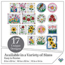FolkArt Gallery Glass Pattern Set 3 pack Floral