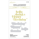 Spellbinders Glimmer Hot Foil Plate & Die - Be Bold Glimmer Sentiments