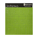 Scenic Route Chipboards Lower Case Alphabet Stencil - Clover*