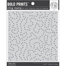 Hero Arts Background Cling Stamp 6"X6" Marching Ants Bold Prints