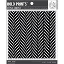 Hero Arts Cling Stamp 6"X6" Abstract Feather Bold Prints*
