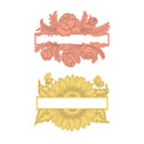Heartfelt Creations Cut & Emboss Dies - Peony & Sunflower Banner*