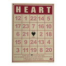 Jenni Bowlin - Mini Bingo Cards - Heart