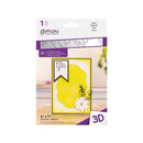 Gemini 3D Embossing Folder 5"X7" Hello*