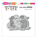 Stampendous House Mouse Cling Stamp - Mouse Tag