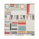 Teresa Collins 12x12 He Said She Said Single Sheet Die-Cut Accessories - He Said*