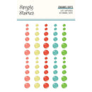Simple Stories - Life Captured - Enamel Dots Embellishments 60 pack*