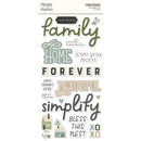 Simple Stories - The Simple Life - Foam Stickers 49 pack*