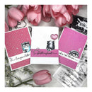 Ink On 3 - 4in x 6in Clear Stamps - Raccoon Hugs*