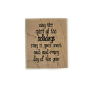 Stampers Anonymous Woodblock Stamp - Holidays*