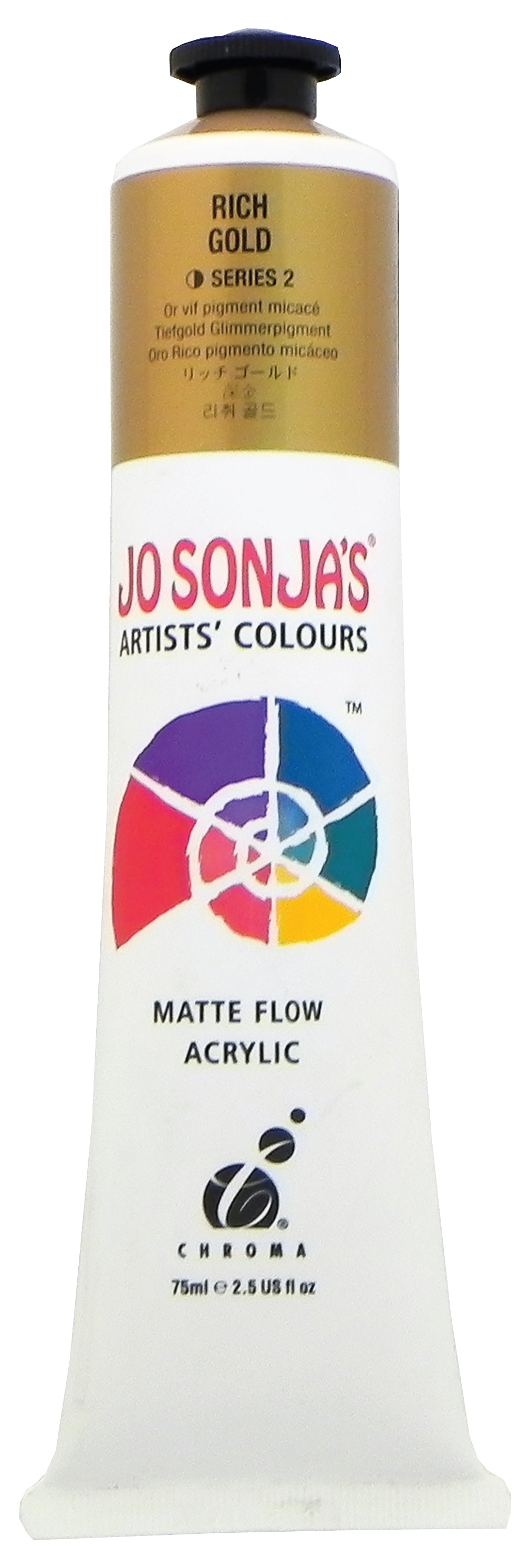 Jo Sonya Metallic Rich Gold Acrylic Paint