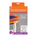 Knitting Board Loom Holder Connectors - 3 Connectors & 6 Fabric Bands