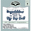Karen Burniston Dies Word Set 17 - Congratulations