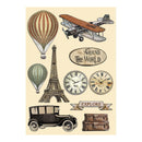 Stamperia Wooden Shapes A5 - Around The World*