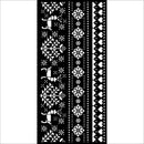 Stamperia Stencil 4.72"X9.84" - Christmas Deer Border*
