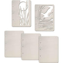 Ciao Bella Album Binding Art Shaped & Carved Pages 5 pack - Delta, 6.25"X8.625"*