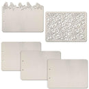 Ciao Bella Album Binding Art Shaped & Carved Pages 5 pack - Little Birds, 8.625"X6.25"*