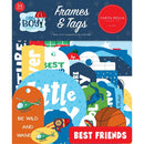 Carta Bella Cardstock Ephemera - 34 pack Frames & Tags - Little Boy*