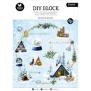 Studio Light Essentials DIY Block Paper 32 pack Nr. 60, Winter Scene*