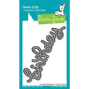 Lawn Cuts Custom Craft Die - Scripty Birthday