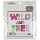 Fabric Editions Little Feet Boutique Iron-On Applique - Wild And Free - Arrow*