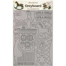 Stamperia Greyboard Cut-Outs A4 2mm Thick - Baby, Sleeping Beauty