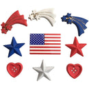 Buttons Galore Button Theme Pack - Stars And Stripes*