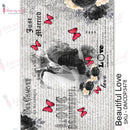 Dress My Craft Transfer Me Sheet A4 - Beautiful Love*