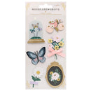 Maggie Holmes Woodland Grove Layered Stickers 6 pack Gold Foil Accents