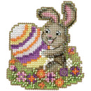 Mill Hill Counted Cross Stitch Kit 2.5in x 3in - Egg-Ceptional (14 count)