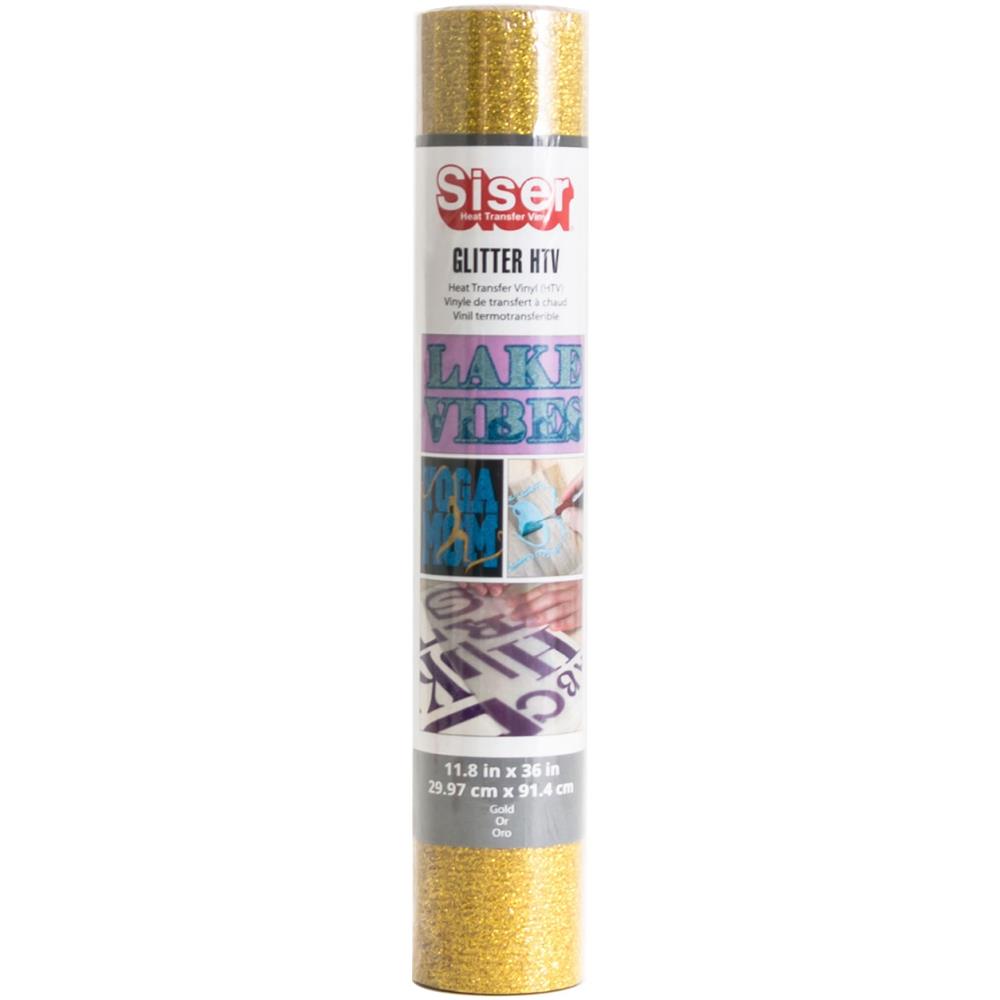 Siser Glitter HTV Vinyl 11.8X36 Roll-Neon Purple