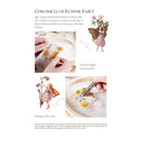 Poppy Crafts Layered Cardstock Stickers - Flower Fairies - Orange Mornng & Evening