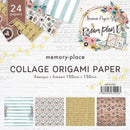 Memory Place Collage Origami Paper 6"X6" 24 pack Dream Plan Do