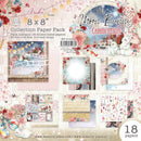 Asuka Studio Double-Sided Paper Pack 8"X8" 18 pack Moon Bunny Celebration